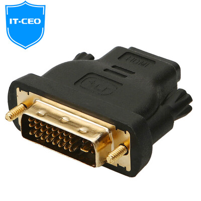 

IT-CEO V7DV-2 DVI (24 + 5) Революция HDMI женский адаптер HDMI-DVI двухсторонний конвертер DVI-адаптер