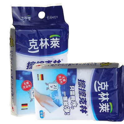 

【Jingdong Supermarket】 Korea Kelin Er wiping Kling dishwashing wipes Washing towel Nano cleaning sponge Washing sponge 2 pieces (new and old packaging random) 30x75x120mm