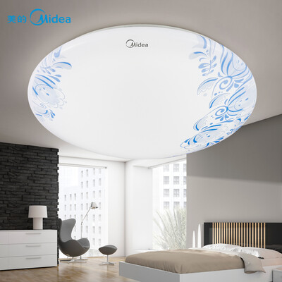 

Midea (Midea) Светодиодная потолочная лампа гостиная спальня кабинет лампа балкон лампа белый простой круглый 12W Shangxiang
