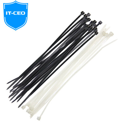 

IT-CEO V717-WH Self-locking nylon cable ties Wire ties Cable ties Wire ties Wire ties Wire about 15cm About 100 white