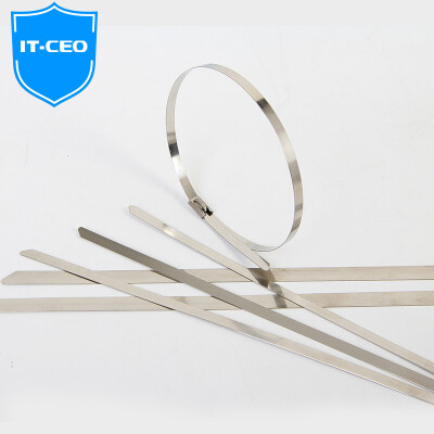 

IT-CEO stainless steel cable ties wire tie with metal tied wireline cable organizer marine belt with wire finishing with 20 79 300 X2ZD-6