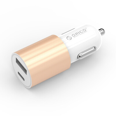 

ORICO USB-C Автомобильное зарядное устройство 2USB 3.1A 15.5W Type-c Мобильный телефон