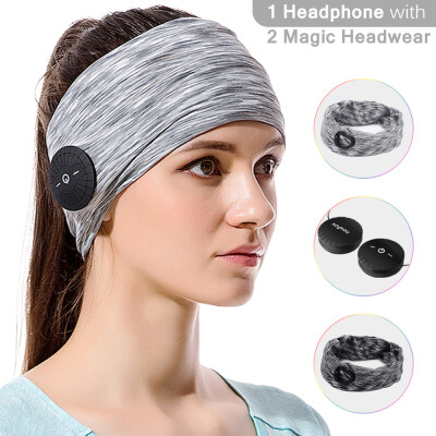 

Bluetooth Magic Headphone Headband Sweatband, for Women & Man Running, Yoga, Workout, Sleeping, Fitness, Cycling, Multi-functional