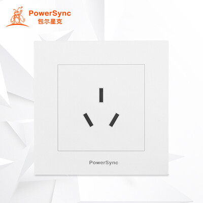 

Бауэр звезда г (PowerSync) ASWSCGA2X9 16A с тремя отверстиями гнездо питания кондиционер 86 ​​панели минималистский белый