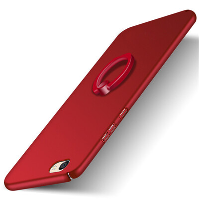 

Phone Case For vivo X7 Ultra Thin Slim Cover Simple PC Back Ring Holder 360°Rotation Protection For vivo X7