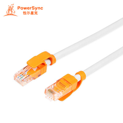 

(PowerSync) CLN6GAR9015 Cat6 супер шесть сетевых кабелей круглый двухцветный анти-свинг гигабельный цвет 1,5 метра