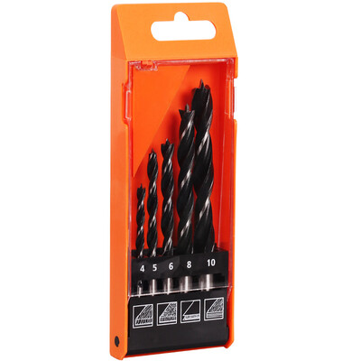 

WORKERBEE ACDW501K straight shank woodworking edge twist drill