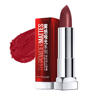 

Maybelline (MAYBELLINE) потрясающий смысл Помады серии тумана матового R10PM3.9g (Chen Weiting помада дразнить старые и новые упаковки)