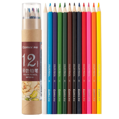 

Comix) MP2016 12 color smooth core color pencil filling pen color lead paper drums