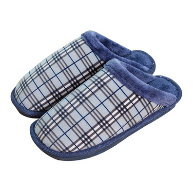 

Lovers couple cotton slippers home slippers men blue 290 4445 yards LJ85758