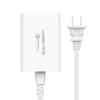 

Green Union QC3.0 зарядное устройство зарядки вспышки зарядка головка многопортовый USB-штекер Эндрюс мобильный телефон быстрый адаптер питания поддержка музыки как просо 5 Samsung Huawei 30561 белый