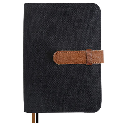 

Kinbor cotton&linen A6 hand book book schedule notebook hand book stationery notebook dill DTB6145-8