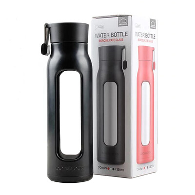 

Lock & lock fashion nam cups white 350ML glass cups insulated portable business students creative hand cups LLG651WHT