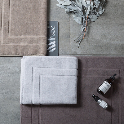 

Lan Syria LENCIER towel home textile five-star hotel Shu to super soft cotton carpet pad thicker&softer to absorb water dark gray 320g 60 50cm