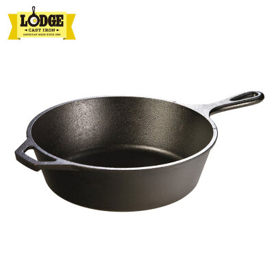 

【Jingdong Supermarket】 Luo Chi Lodge US imports deep cast iron wok frying pot health no coating is not easy sticky 26cm