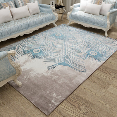 

Li home modern minimalist living room coffee table bedroom sofa dining entrance table desk study bed non-slip carpet Dai Yi Si 039110 80 120cm