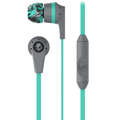 

Череп (Skullcandy) INKD 2,0 IN-EAR S2IKJY-528 вызывает мобильный телефон гарнитуры жильный кабель зеленый