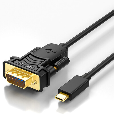 

Yamazawa (SAMZHE) Кабель для преобразования типов от C до VGA USB3.1 к адаптеру vga HD Подключение Apple MacBook ТВ-кабель для передачи данных проектора 1,5 м черный TPC-VG15