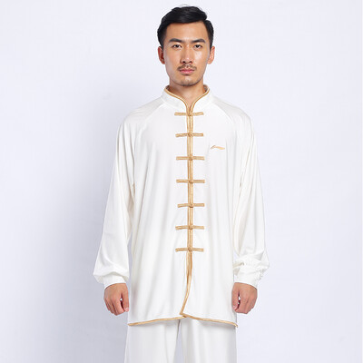 

Li Ning LINING Taiji Men&women martial arts service morning exercise comfortable breathable Tai Chi service performance clothing white XS