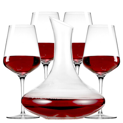 

MKSA MKSA European imports of red wine goblet wine cups lead-free crystal cup red wine with 4 loaded 590ml 4 made a domestic drinker 1500ml