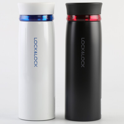 

LOCK&LOCK Insulation Cup Lightweight Cup Stainless Steel Water Cup Feite Screw Cap Couple Cup Two Piece White Blue Black Red 450ml2