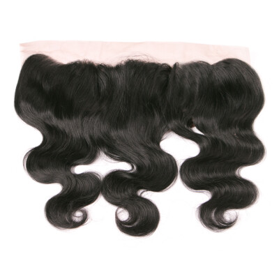 

8A Malaysian Virgin Hair Straight Full Lace Frontal 13x4 Ear To Ear Lace Frontal 1pc lot Indian Straight Hair Frontal Closure