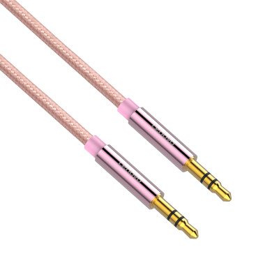 

Lenovo Lenovo AV01 rose gold 1.5 m mobile phone audio cable aux car with 3.5mm male to female cable for car phone flat panel TV radio