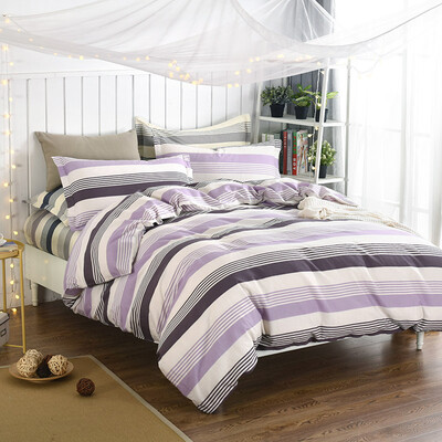 

YINGXIN Cotton printed modern pattern duvet cover with Zipper Closure1 pc twin size 155 215cm100 Cotton 200 TC