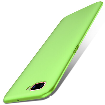

KOOLIFE OPPOR11 mobile phone case frosted all-in-one protective cover hard shell / shell anti-crash shell for oppo r11 simple series - green