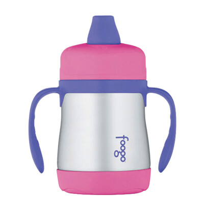 

Jingdong supermarket] THERMOS meal magic body high vacuum stainless steel insulation cup 210ml children with handle duckbill cup BS-500 PK3