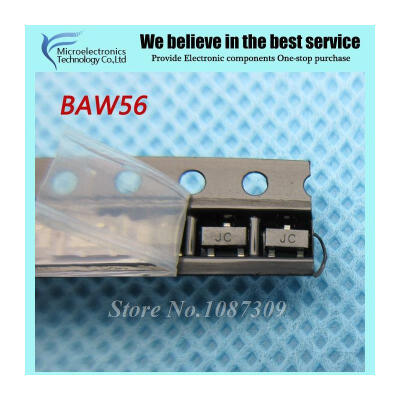 

50pcs free shipping BAW56 BAW - General Purpose Power Switng 85V 200mA A1 SOT23-3 new original