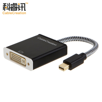 

CABLE CREATION Mini DP to DVI Converter Aluminum DisplayPort to DVI Adapter Apple MacBook Lightning Interface Display CD0271