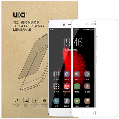 

Yogy Nubian Z17mini закаленный фильм полный экран покрытый стеклянный пленочный телефон защитная пленка белый