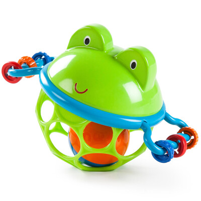 

Oball Aobo American brand newborn children baby baby toys 0-1-year-old child puzzle early childhood rattles children holding the ball - a small frog KIIC10063