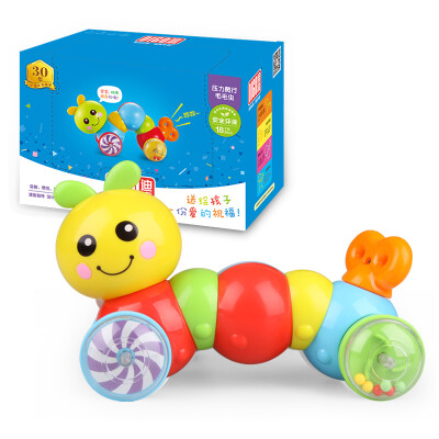 

Di (DIGO) Rainbow learn crawling caterpillar pressure inertia forward twisting worm 0-1-3 baby children toys DG3745