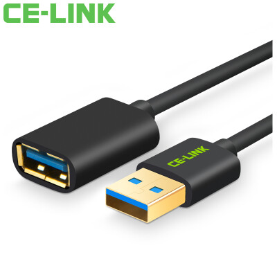 

CE-LINK 2485 USB3.0 высокоскоростная удлинительная линия от мужчины к женской 0,5 м AM / AF передача данных удлинительный кабель удлинительный кабель U диск мышь клавиатура удлинитель черная