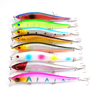 

1PC Top Quality Fishing Lures 8 colors fishing tackle 4.7"-11.93cm/13.07g-0.47oz fishing bait 3 Hook 6# Treble hook