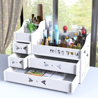 

Cosmetics multi-layer storage box drawer type desktop storage cabinet storage box