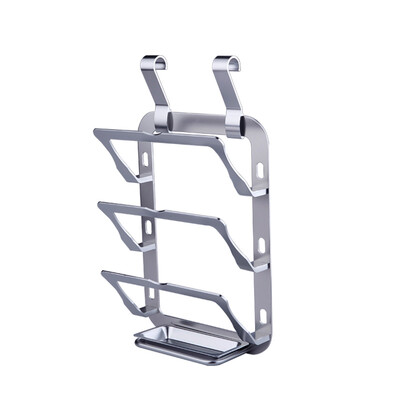 

Submarine LC203g lid shelf cutting board cutting board frame wall hanging punch-free belt water tray space aluminum kitchen rack