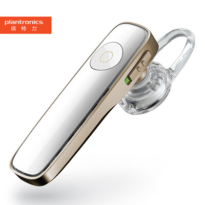 

Plantronics M180 Business Monaural Bluetooth Headset Universal Earhook Rose Gold Piano Paint Pearls White