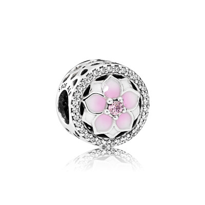 

PANDORA Pandora magnolia flower silver enamel decoration 792085PCZ