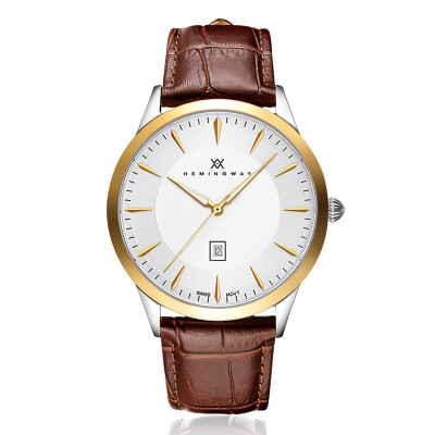 

HEMINGWAY Commercial Fashion Calendar Quartz Mens Watch