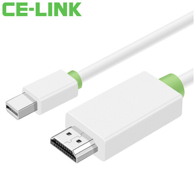 

CE-LINK Mini DP to HDMI cable 3 meters projector line Mini Displayport to HDMI cable lightning port Macbook access HDTV 1046