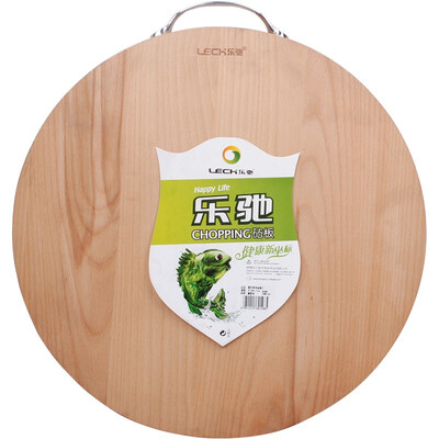 

Le Chi round solid wood beech wood chopping board cutting board G2 Φ36cm 35cm