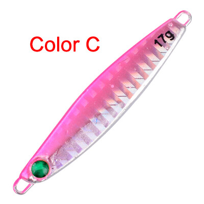 

1PC рыбалка Lure17g свинца рыбы нет крюк 5 цветов рыбалка приманки литья приманки рыболовные снасти