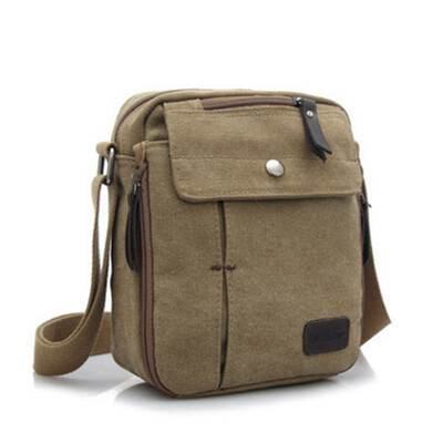 

Men's casual small Messenger bag canvas bag shoulder bag as gift for men