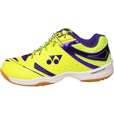 

YNEX YONEX badminton shoes YY men and women shoes professional wear non-slip SHB-200CR purple / yellow 45 yards