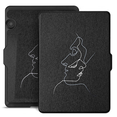 

На фигуре адаптирована Kindle 1499 Выпуск Бо защитная крышка / оболочке зажигать Вояж посвященных навигаций окрашены черные линии дремоты кобура