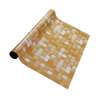 

Baoyi cabinet cabinet stickers kitchen anti-oil stickers aluminum foil self-adhesive waterproof drawer stickers brown gift scraper knife DQ9027-2