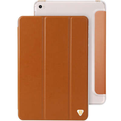 

BIAZE Apple iPad Mini4 Чехол / чехол Легкий снимок Интеллектуальный спящий рукав Элегантная серия PB31-Brown